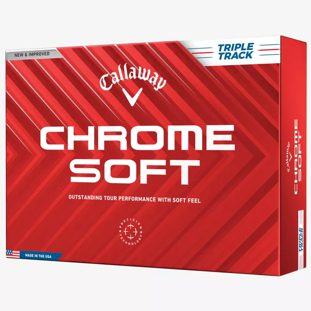 Callaway 2024 Chrome Soft Triple Track Golf Balls