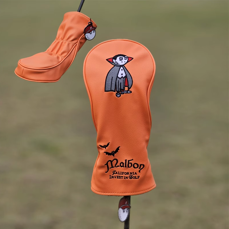 Malbon Vampire Orange Driver Headcover