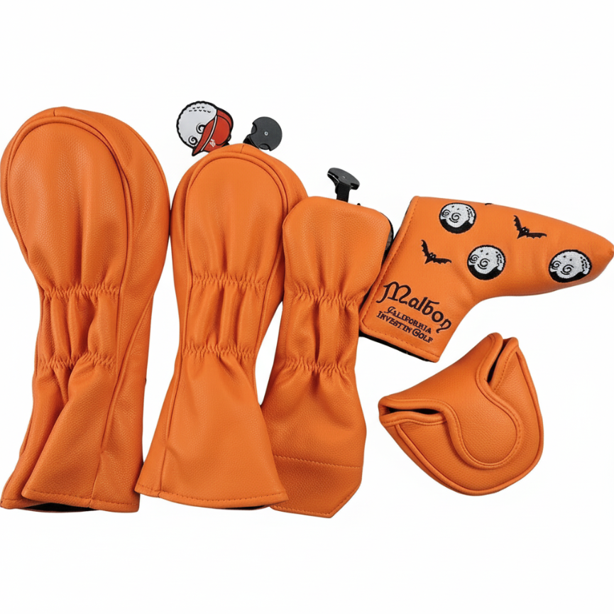 Malbon Vampire Orange 5-Set Headcover