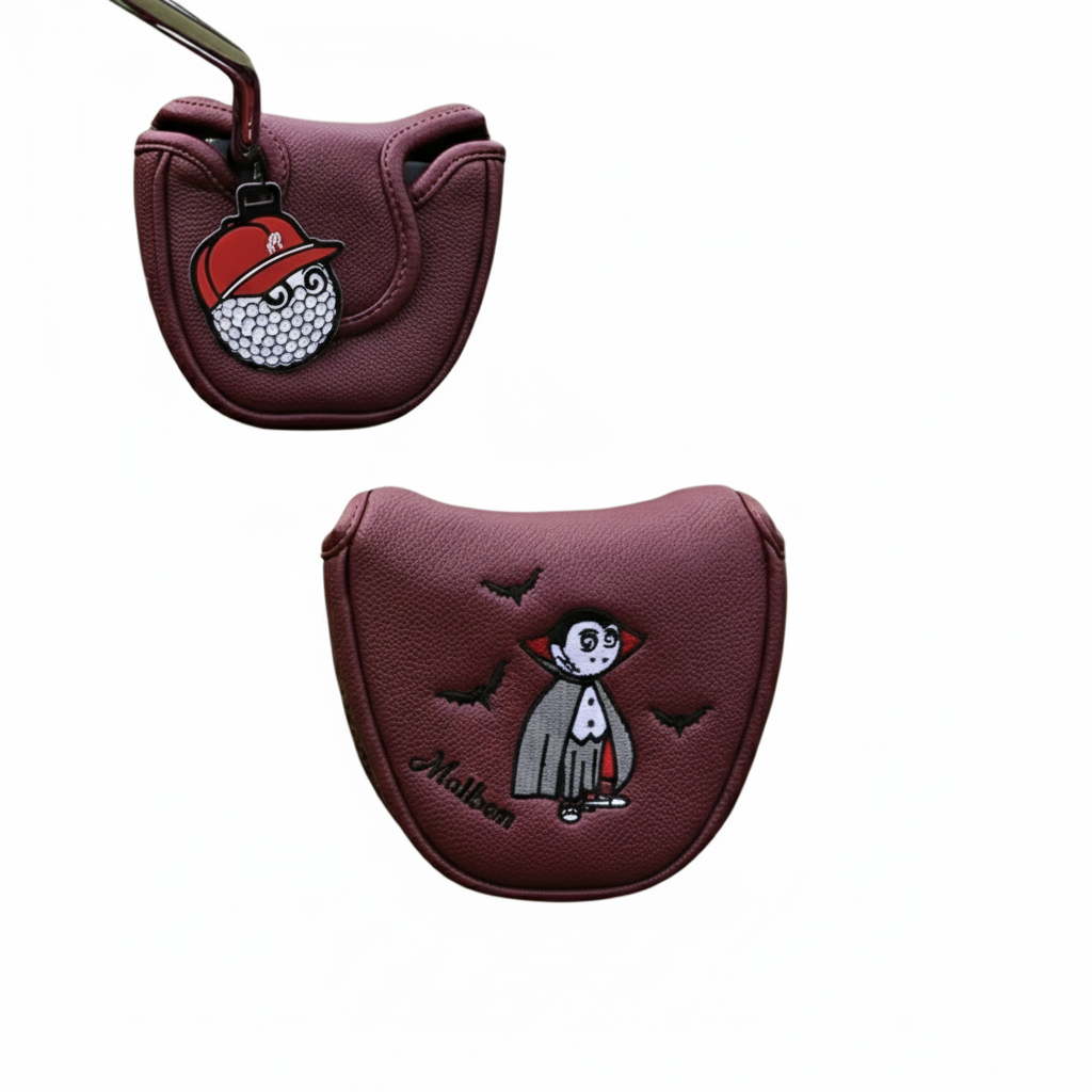 Malbon Vampire Red-Wine 5-Set Headcover