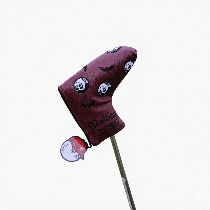 Malbon Vampire Red-Wine 5-Set Headcover
