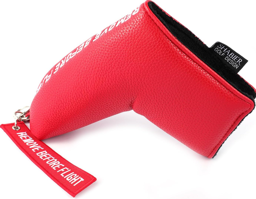SHABIER Blade Putter Headcover – Remove Before Flight Design