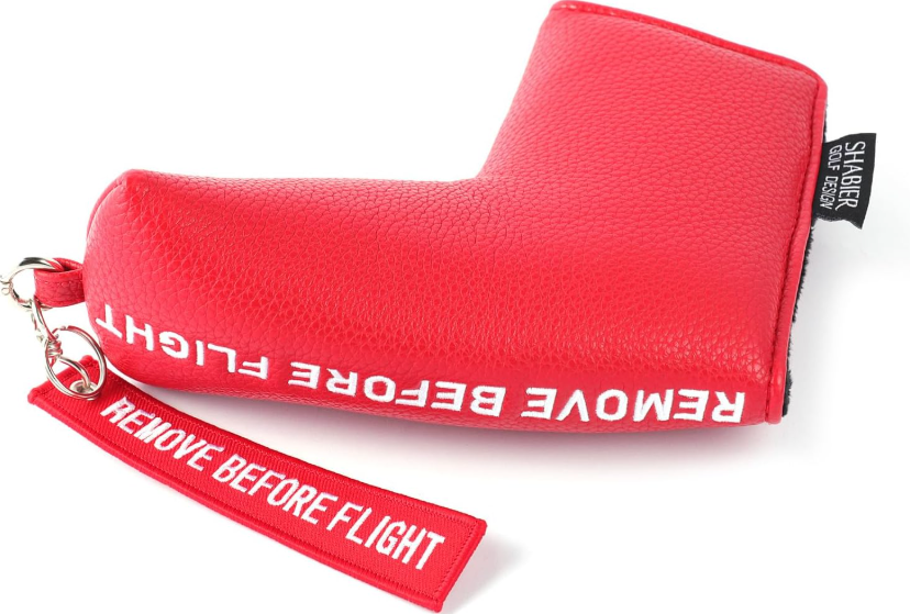 SHABIER Blade Putter Headcover – Remove Before Flight Design