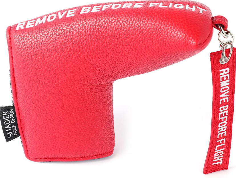 SHABIER Blade Putter Headcover – Remove Before Flight Design