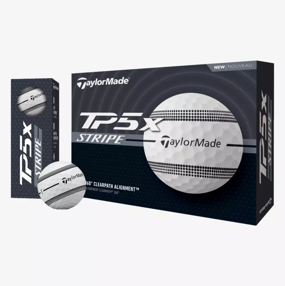 TaylorMade TP5x Stripe 2024 Golf Balls