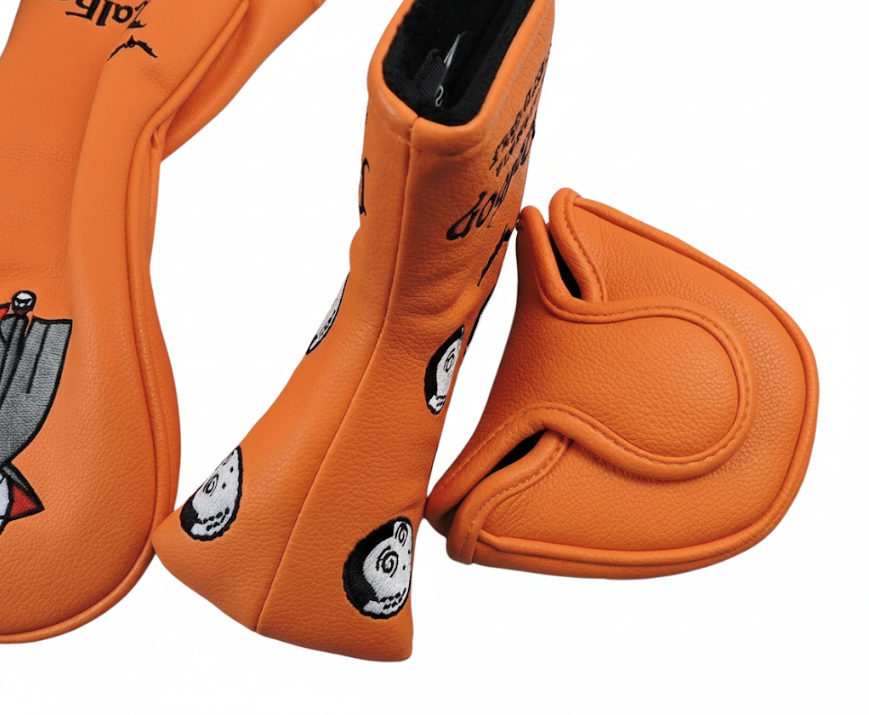 Malbon Vampire Orange 5-Set Headcover