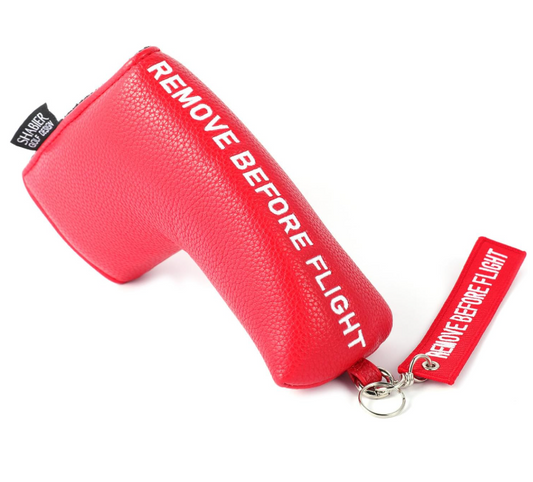 SHABIER Blade Putter Headcover – Remove Before Flight Design